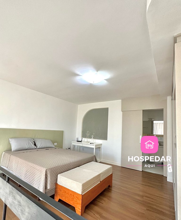 Saint Sebastian Flat 307 - Com Hidro! até 3 pessoas, Duplex,