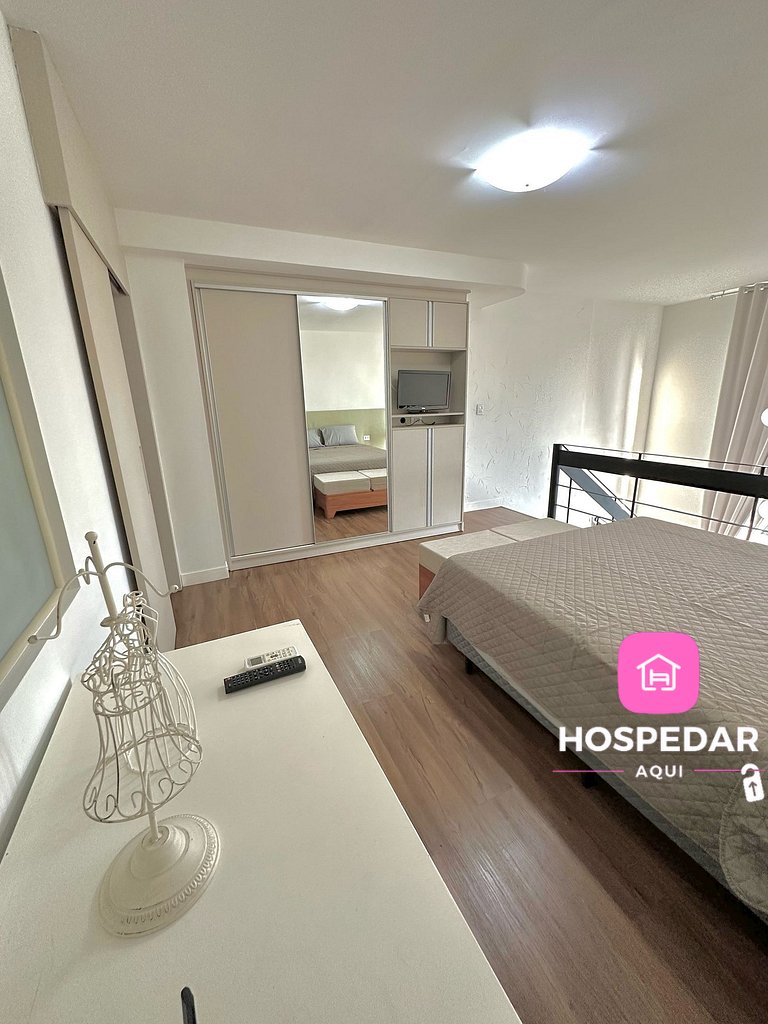 Saint Sebastian Flat 307 - Com Hidro! até 3 pessoas, Duplex,