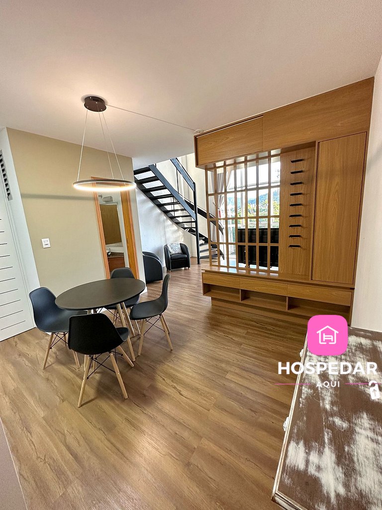 Saint Sebastian Flat 307 - Com Hidro! até 3 pessoas, Duplex,