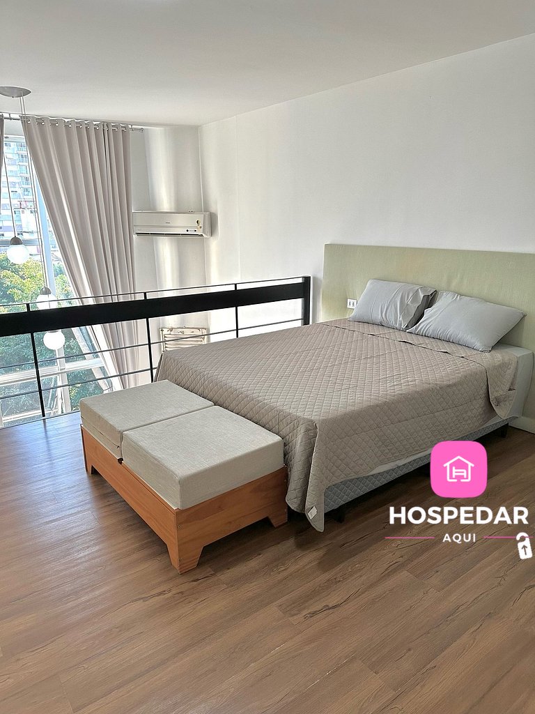 Saint Sebastian Flat 307 - Com Hidro! até 3 pessoas, Duplex,
