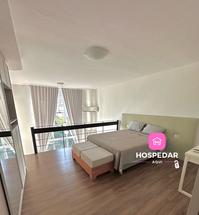 Saint Sebastian Flat 307 - Com Hidro! até 3 pessoas, Duplex,