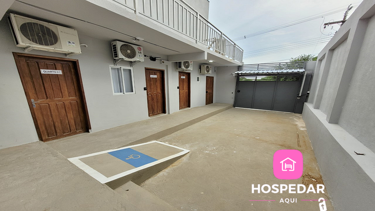 Hotel Residencial Manaus Dom Pedro -Quarto 1 - Banheiro Comp