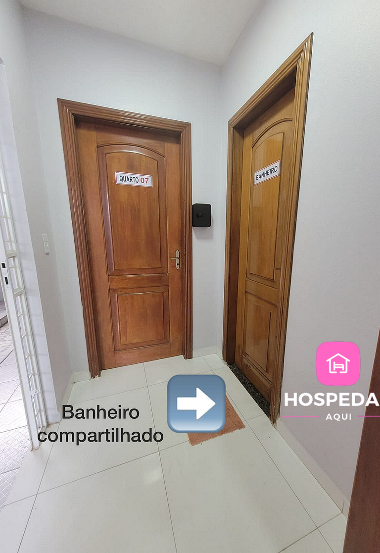 Hotel Flores - Quarto 1 - Banheiro Compartilhado