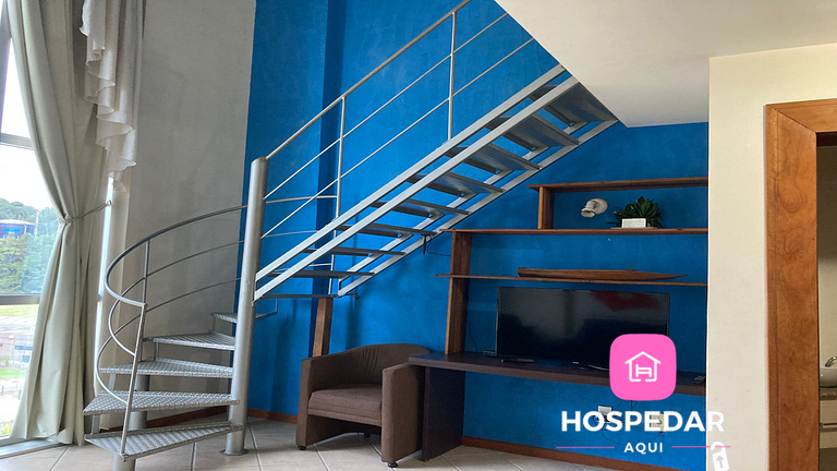Saint Sebastian Flat 614 - Com Hidro! até 3 pessoas, Duplex,