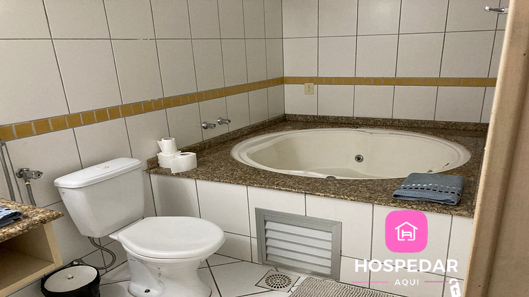 Saint Sebastian Flat 614 - Com Hidro! até 3 pessoas, Duplex,