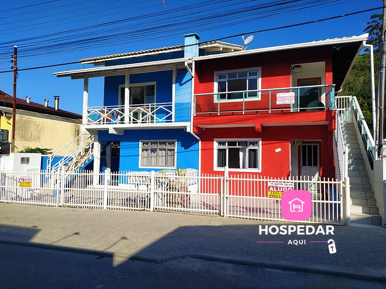 Casa na praia Pé na areia 2, Vista mar, Bombinhas
