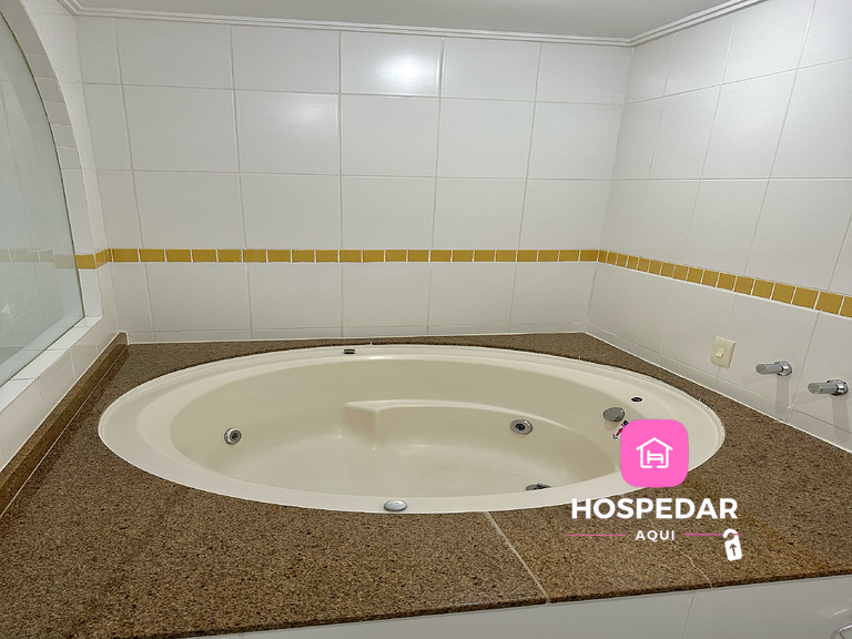 Saint Sebastian Flat 307 - Com Hidro! até 3 pessoas, Duplex,