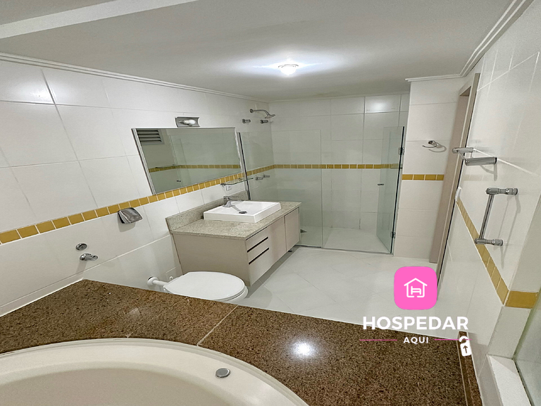Saint Sebastian Flat 307 - Com Hidro! até 3 pessoas, Duplex,