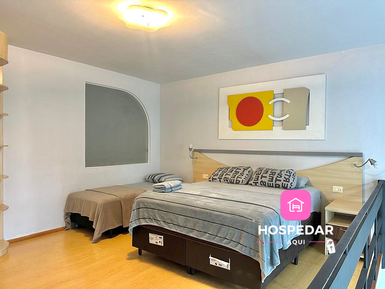 Saint Sebastian Flat 506 - Com Hidro! até 4 pessoas, Duplex,