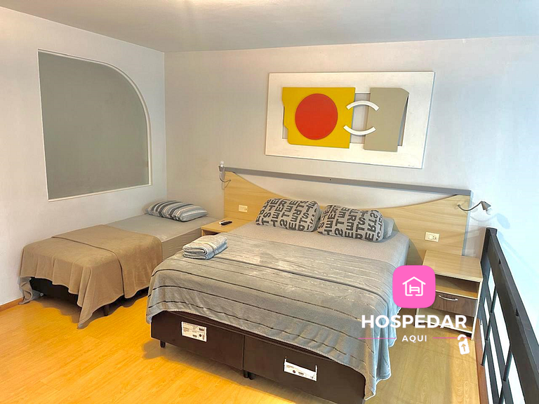 Saint Sebastian Flat 506 - Com Hidro! até 4 pessoas, Duplex,