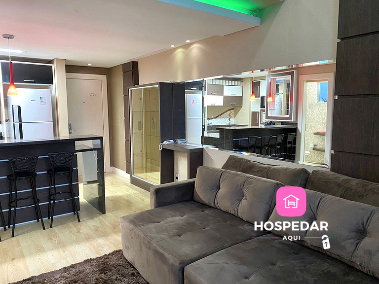 Saint Sebastian Flat 612 - Com Hidro! até 4 pessoas, Duplex,