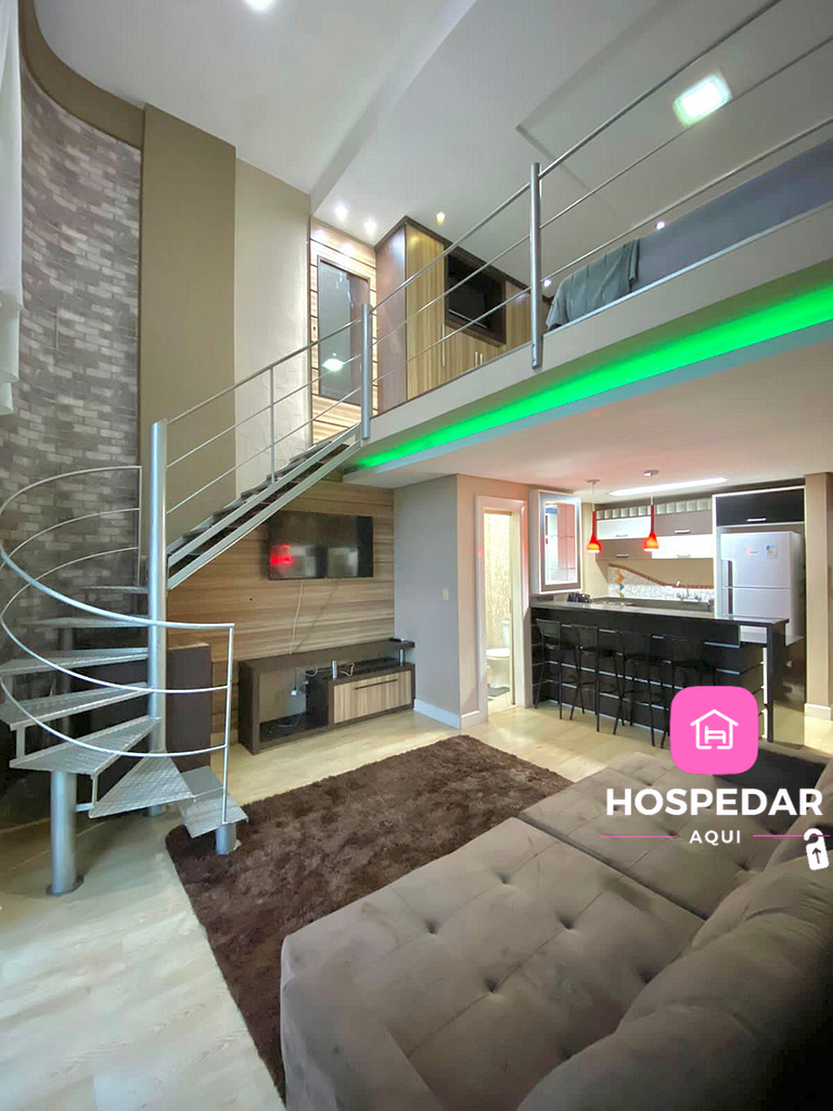 Saint Sebastian Flat 612 - Com Hidro! até 4 pessoas, Duplex,