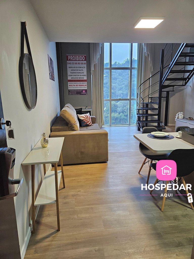 Saint Sebastian Flat 716 - Com Hidro! até 3 pessoas, Duplex,