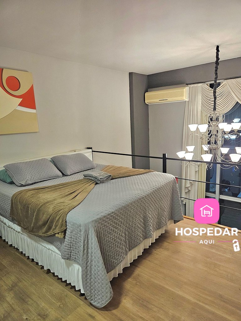 Saint Sebastian Flat 716 - Com Hidro! até 3 pessoas, Duplex,