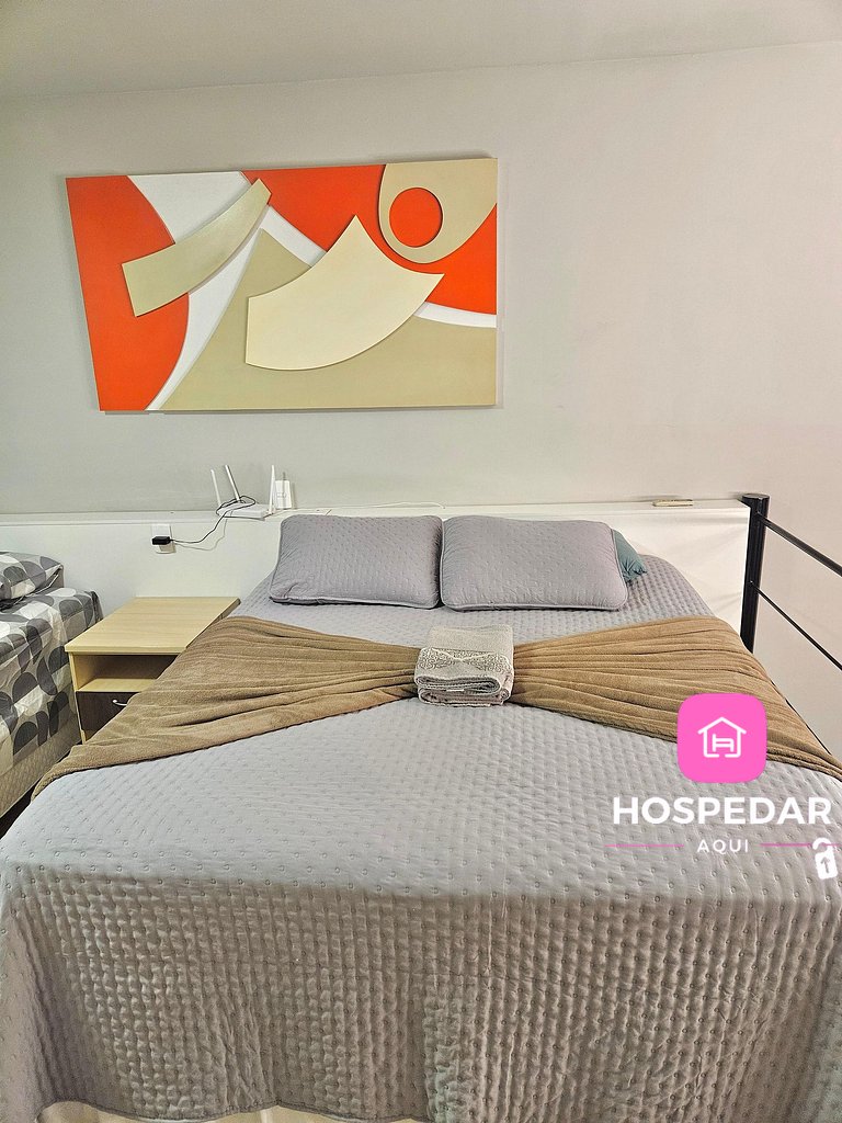 Saint Sebastian Flat 716 - Com Hidro! até 3 pessoas, Duplex,