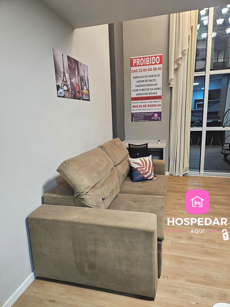 Saint Sebastian Flat 716 - Com Hidro! até 3 pessoas, Duplex,