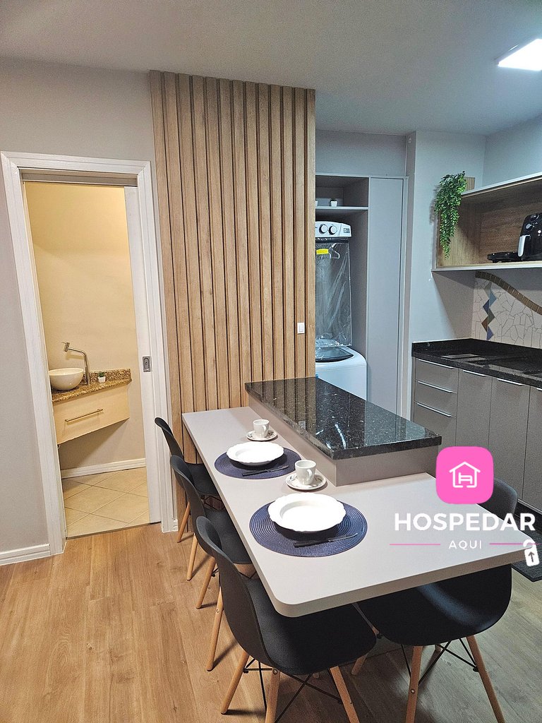 Saint Sebastian Flat 716 - Com Hidro! até 3 pessoas, Duplex,