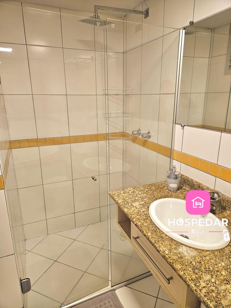 Saint Sebastian Flat 716 - Com Hidro! até 3 pessoas, Duplex,