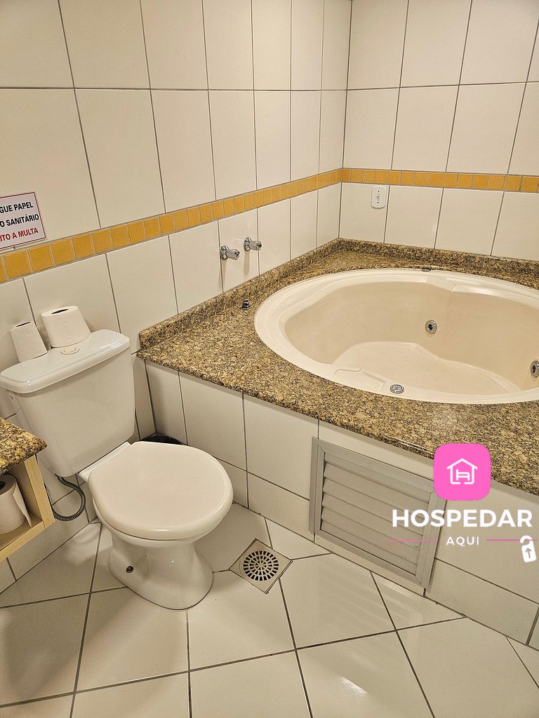 Saint Sebastian Flat 716 - Com Hidro! até 3 pessoas, Duplex,