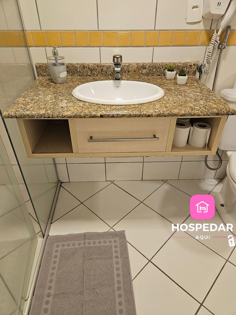 Saint Sebastian Flat 716 - Com Hidro! até 3 pessoas, Duplex,
