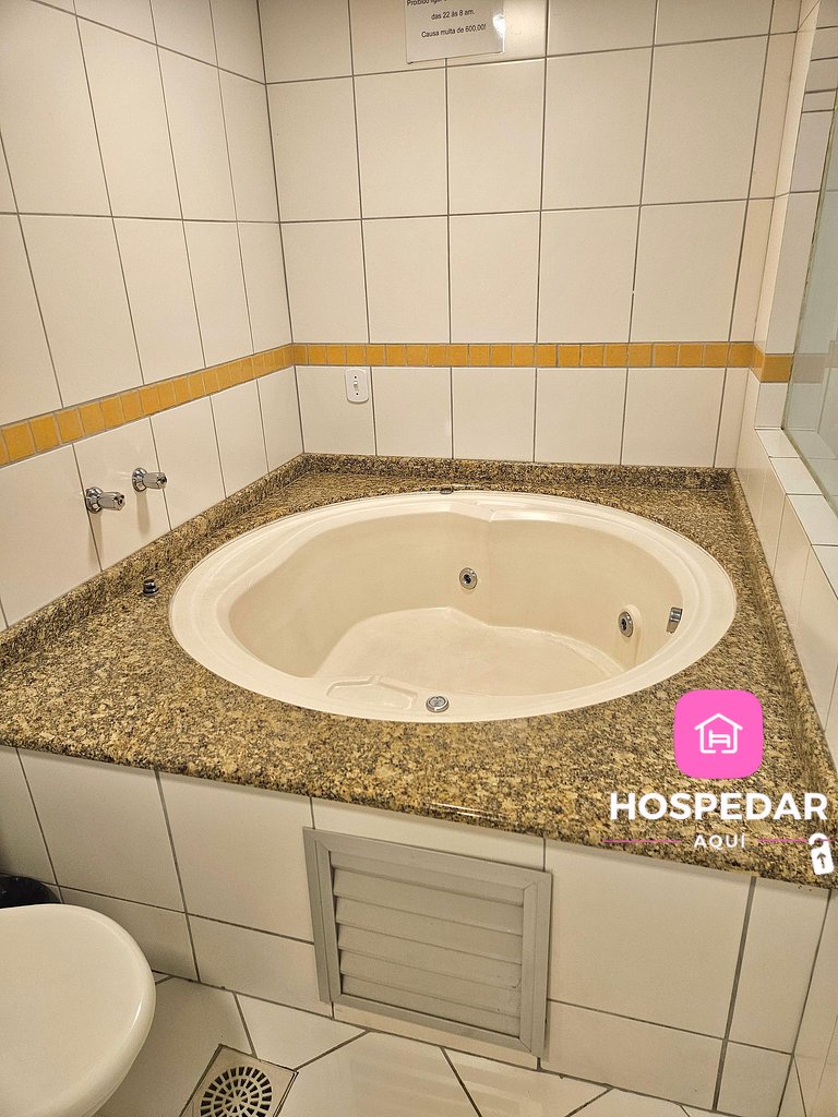 Saint Sebastian Flat 716 - Com Hidro! até 3 pessoas, Duplex,