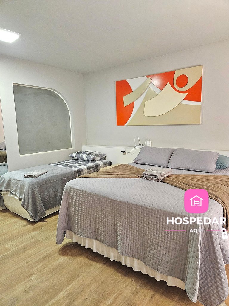 Saint Sebastian Flat 716 - Com Hidro! até 3 pessoas, Duplex,
