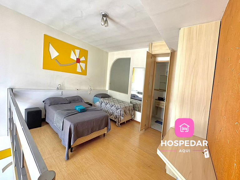 Saint Sebastian Flat 201 - Com Hidro! até 3 pessoas, Duplex,