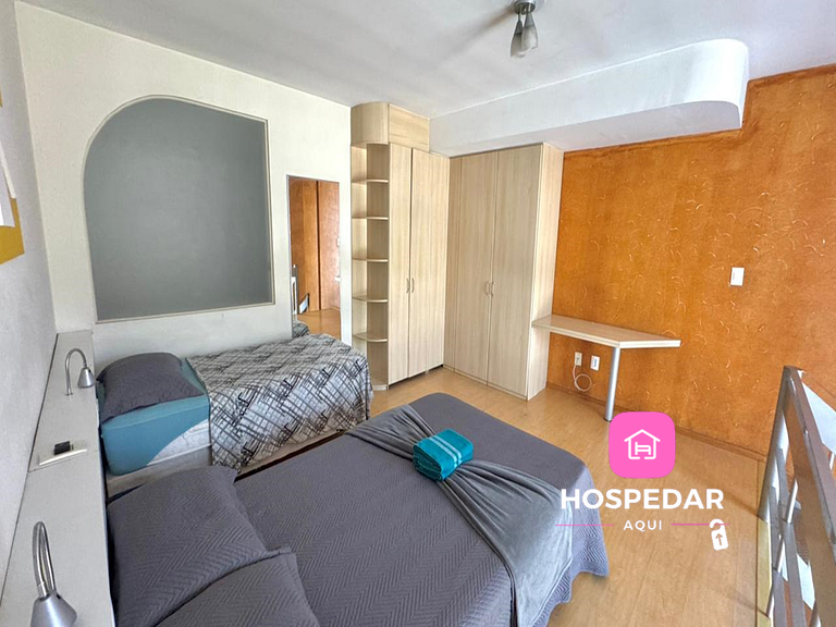 Saint Sebastian Flat 201 - Com Hidro! até 3 pessoas, Duplex,