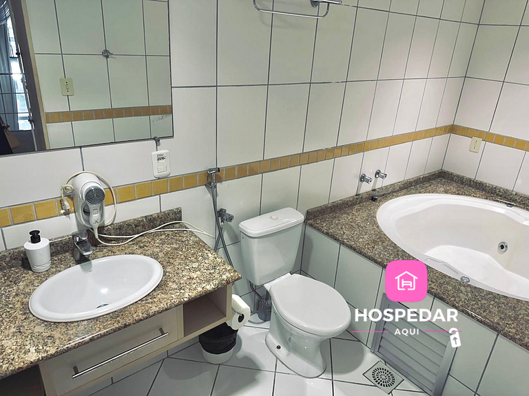 Saint Sebastian Flat 614 - Com Hidro! até 3 pessoas, Duplex,