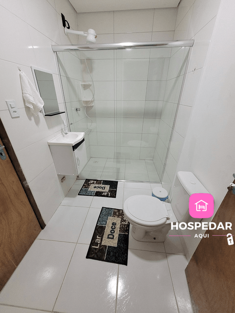 Hotel Dom Pedro -Quarto 1 - Banheiro Compartilhado