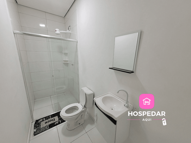 Hotel Dom Pedro -Quarto 6 - Banheiro Compartilhado